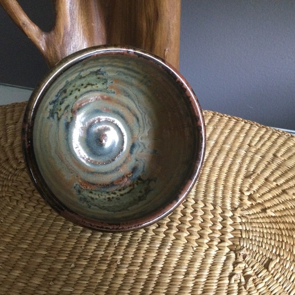 Studio Pottery Drip Glaze Bowl or Trinket Dish - Picture 3 of 8